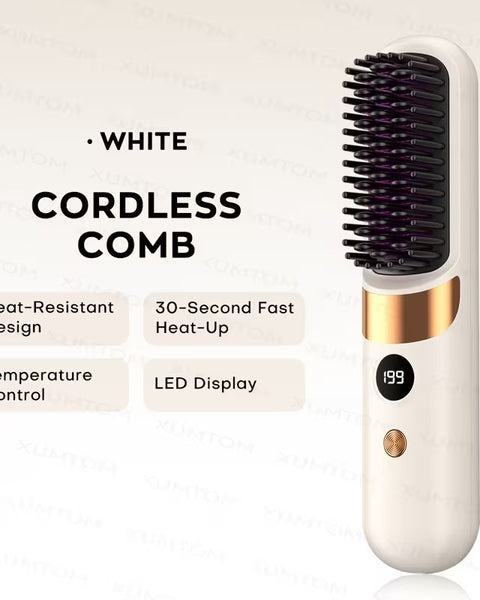 USB Hair Straightener & Curler Brush