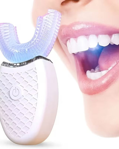 U-Shaped Electric Toothbrush with 360° Silicone Head